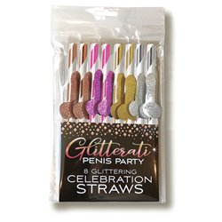 Glitterati - Celebration Straws - 8 Pack