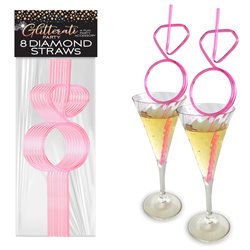 Glitterati - Diamond Straw Set of 8