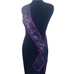 Bride-To-Be Sash - Black