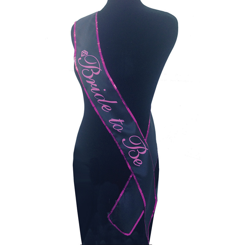 Bride-To-Be Sash - Black