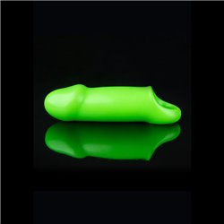 OUCH! Glow in Dark Smooth Thick Penis Sleeve