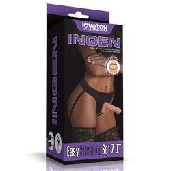 Ingen Easy Strap-On Set - 7'' Flesh