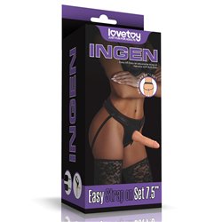 Ingen Easy Strap-On Set - 7.5'' Flesh