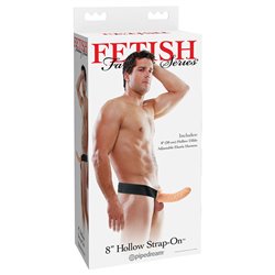 FFS 8'' Hollow Strap-On - Flesh