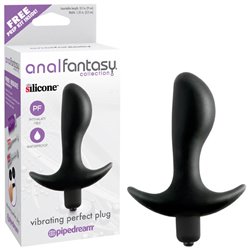 AFC Vibrating Perfect Plug - Black