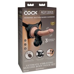 King Cock Elite Ultimate Vibrating Body Dock Kit