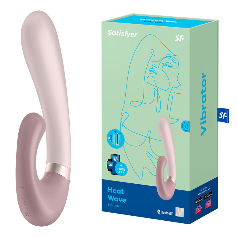 Satisfyer Heat Wave App Control - Mauve