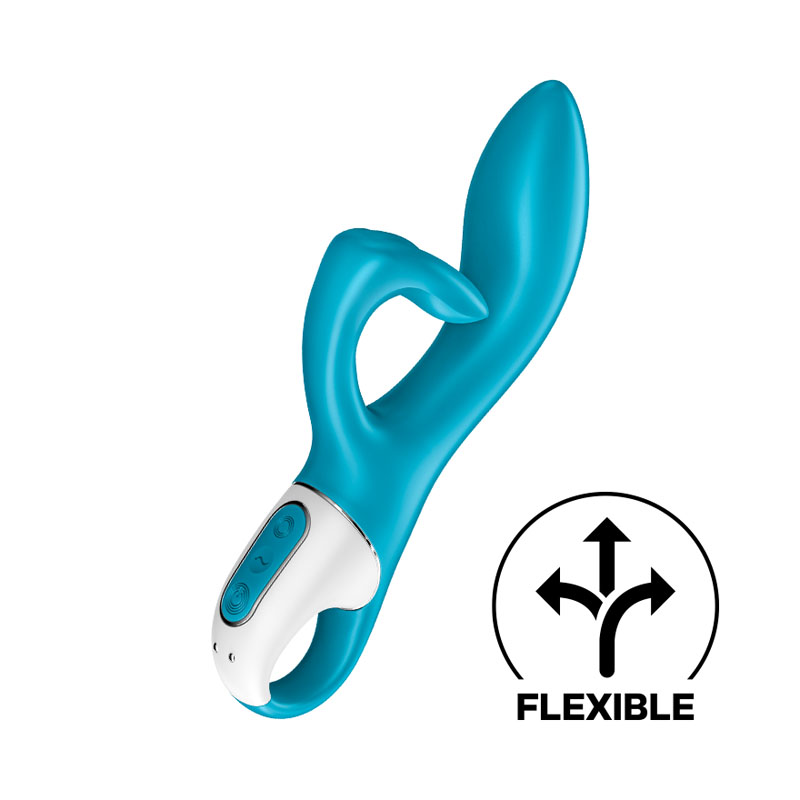 Satisfyer Embrace Me Rabbit Vibe - Turquoise