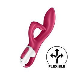 Satisfyer Embrace Me Rabbit Vibe - Berry