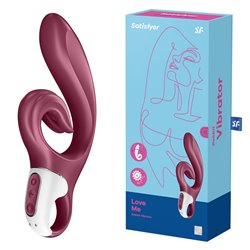 Satisfyer Love Me Rabbit Vibe - Red