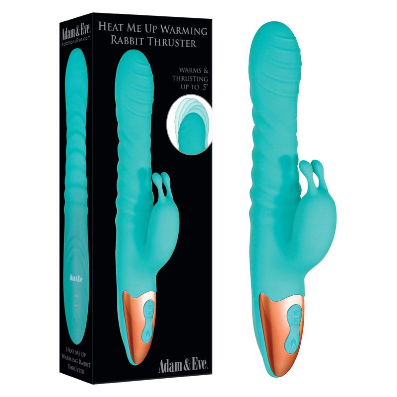 Adam & Eve HEAT ME UP Warming Rabbit Thruster