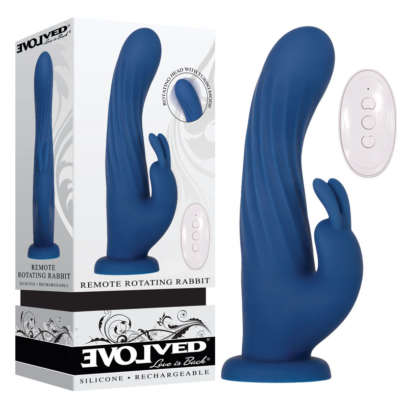 Evolved REMOTE ROTATING RABBIT - Blue