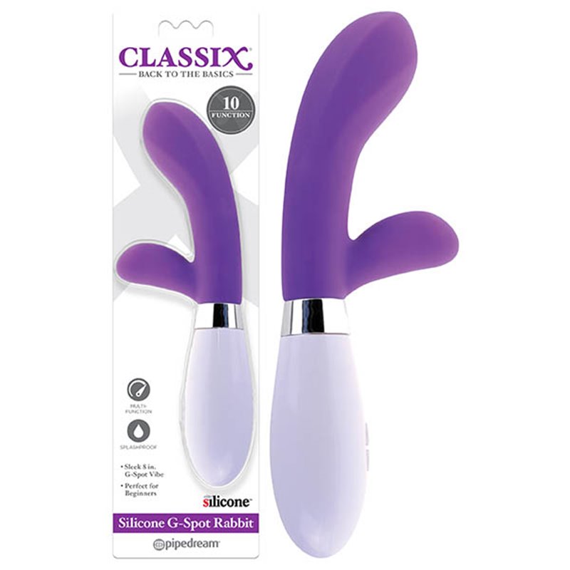 Classix Silicone G-Spot Rabbit - Purple