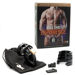 Chastity Cock Cage Kit - Black