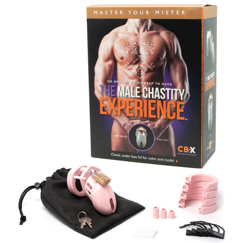 Chastity Cock Cage Kit - Pink