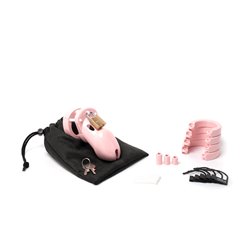 Chastity Cock Cage Kit - Pink