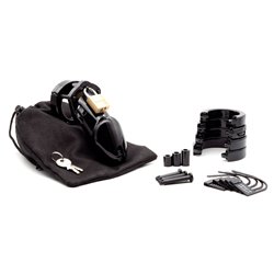 Chastity Cock Cage Kit - Black