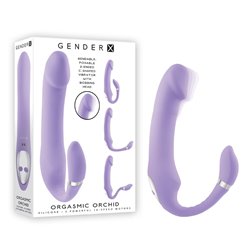 Gender X ORGASMIC ORCHID Strapless Strap-On- Lilac