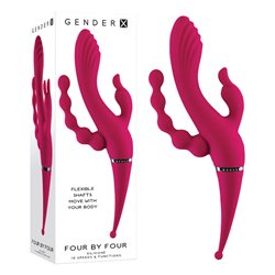 Gender X FOUR BY FOUR Multi Vibrator - Pink