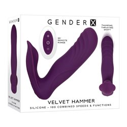 Gender X VELVET HAMMER Wearable Vibe - Purple