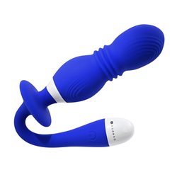 Gender X PLAY BALL Thrusting Vibrating Orbs - Blue