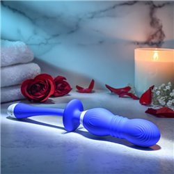 Gender X PLAY BALL Thrusting Vibrating Orbs - Blue