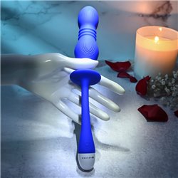 Gender X PLAY BALL Thrusting Vibrating Orbs - Blue