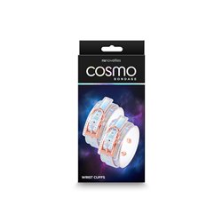 Cosmo Bondage Wrist Cuffs - Rainbow