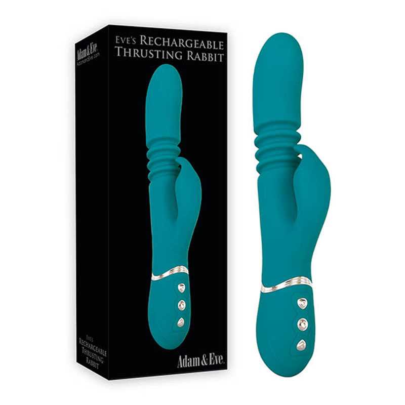 Adam & Eve EVES RECHARGEABLE THRUSTING RABBIT