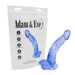 Adam & Eve COOL CURVE Jelly Dong - Clear