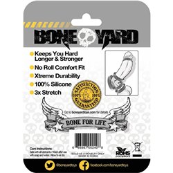 Boneyard Silicone Ring 40mm - Black