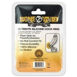 Boneyard Ultimate Silicone Cock Ring - Yellow