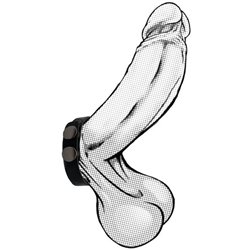 Boneyard Silicone Cock Strap - Black