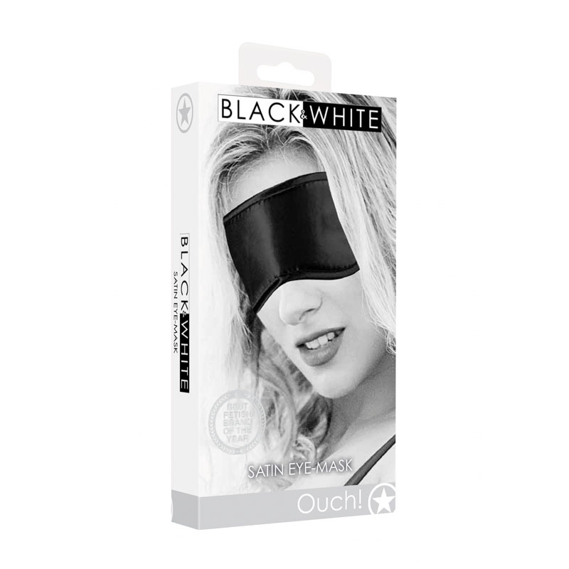 OUCH! BW Satin Eye-Mask - Black