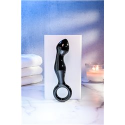 Adam & Eve ADAMS GLASS PROSTATE MASSAGER - Black