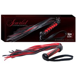 Adam & Eve SCARLET COUTURE DIAMOND FLOGGER