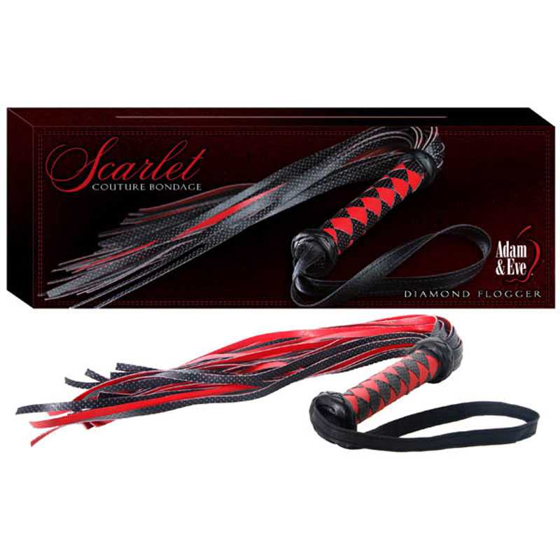 Adam & Eve SCARLET COUTURE DIAMOND FLOGGER