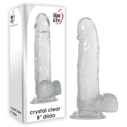 Adam & Eve CRYSTAL CLEAR 8''  Dildo