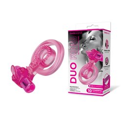 Bodywand Rechargeable Duo Ring with Clit Tickler