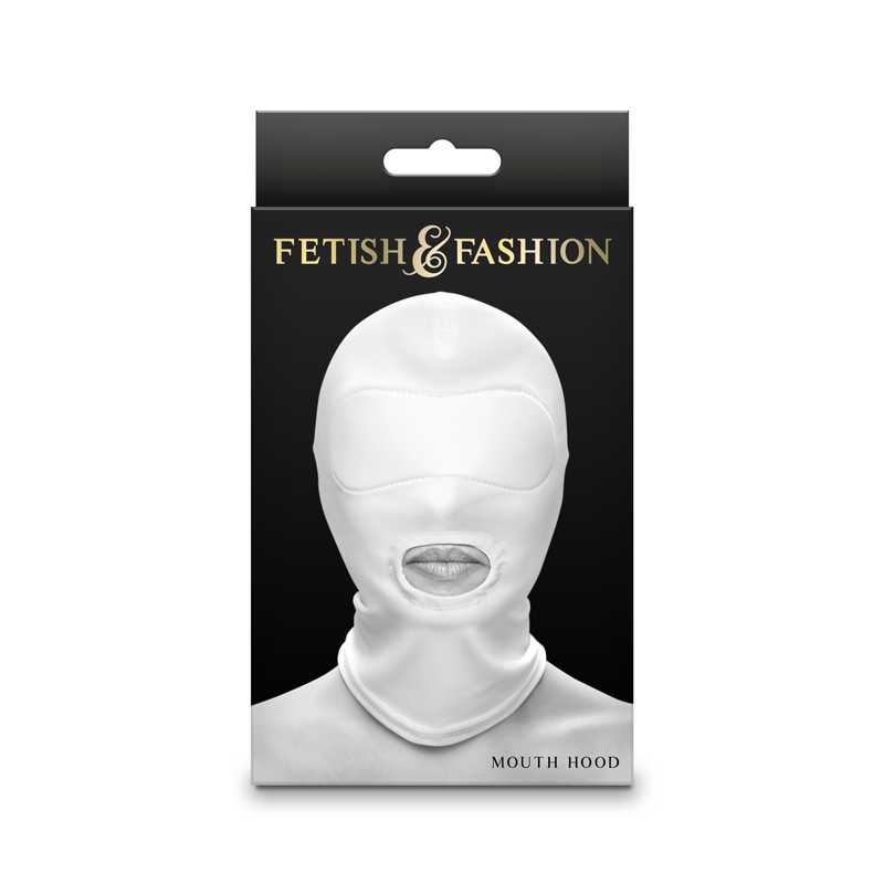 Fetish & Fashion - Mouth Hood - White