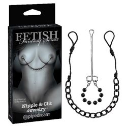 FFS Limited Edition Nipple & Clit Jewelry - Black