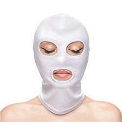 Fetish & Fashion - Eyes & Mouth Hood - White