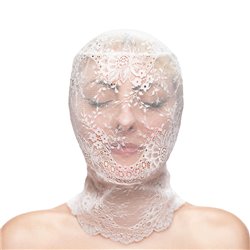 Fetish & Fashion - Lace Hood - White