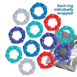 The 9's Baller's Dozen, 12-Piece Cock Ring Set