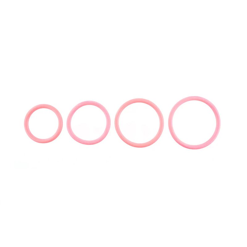 SPORTSHEETS Rubber O-Ring 4 Pack - Coral