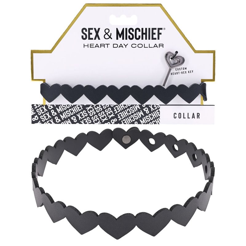 S&M Heart Day Collar