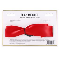 S&M Amor Satin Ball Gag