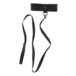 S&M Black Leash & Collar