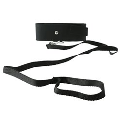 S&M Black Leash & Collar