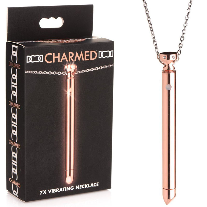 Charmed 7X Vibrating Necklace - Rose Gold